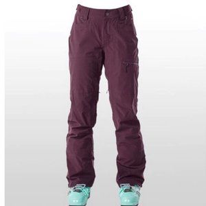 Flylow Sassyfrass Ski & Snowboard Pants - Merlot/Plum XS